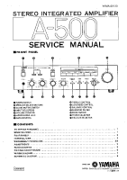 Yamaha A-500-Service-Manual 